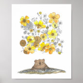 グラウンドホッグの日の水色 ポスター (正面)