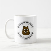 グラウンドホッグの日の熱狂者 コーヒーマグカップ (左)