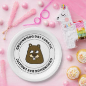 グラウンドホッグの日の熱狂者 ペーパープレート (パーティー)