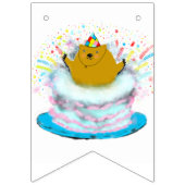 グラウンドホッグの日の誕生日パーティー バンティングフラッグ (第1の旗)