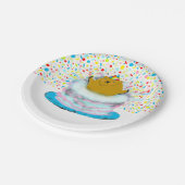 グラウンドホッグの日の誕生日パーティー ペーパープレート (アングル)