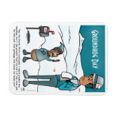 グラウンドホッグの日フレキシブルマグネット マグネット (横)