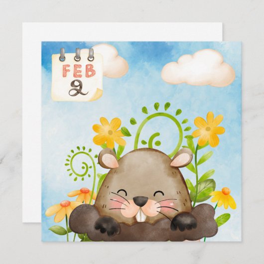 グラウンドホッグの日水の色 シーズンカード (正面/裏面)