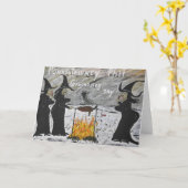 グラウンドホッグの日 カード (黄色い花)