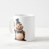 グラウンドホッグの日 コーヒーマグカップ (正面左)