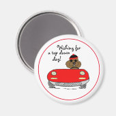 グラウンドホッグの日 |トップダウン マグネット (正面/裏面)