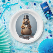 グラウンドホッグの日 ペーパープレート (パーティー)