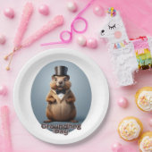 グラウンドホッグの日 ペーパープレート (パーティー)