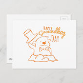 グラウンドホッグの日 ポストカード (正面/裏面)