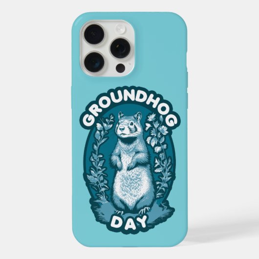 グラウンドホッグの日 iPhoneケース (裏面)
