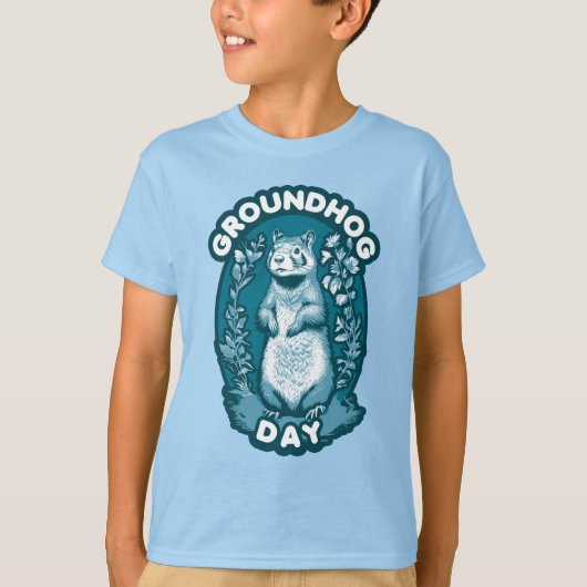グラウンドホッグの日 Tシャツ (正面)