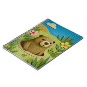 グラウンドホッグの穴に厚紙のスタイルアート ノートブック (左側)