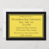 グラウンドホッグは味わえる 招待状 (裏面)