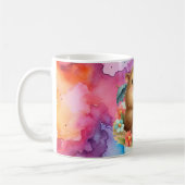 グラウンドホッグをテーマにしたコーヒーマグ コーヒーマグカップ (左)