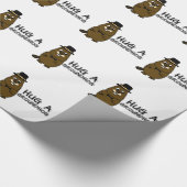 グラウンドホッグを抱く ラッピングペーパー (角)