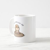 グラウンドホッグデイかわいいマグ コーヒーマグカップ (正面左)