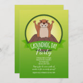 グラウンドホッグデイ招待状 招待状 (正面/裏面)