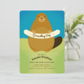 グラウンドホッグデイ招待状 招待状 (スタンド正面)