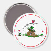 グラウンドホッグデイ春 マグネット (正面/裏面)