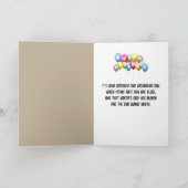 グラウンドホッグデイ誕生日 カード (内部)