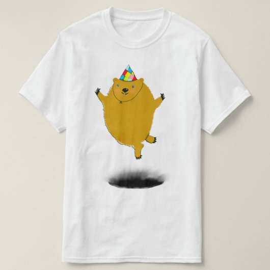 グラウンドホッグデイ誕生日 Tシャツ (デザイン正面)