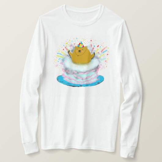 グラウンドホッグデイ誕生日 Tシャツ (デザイン正面)