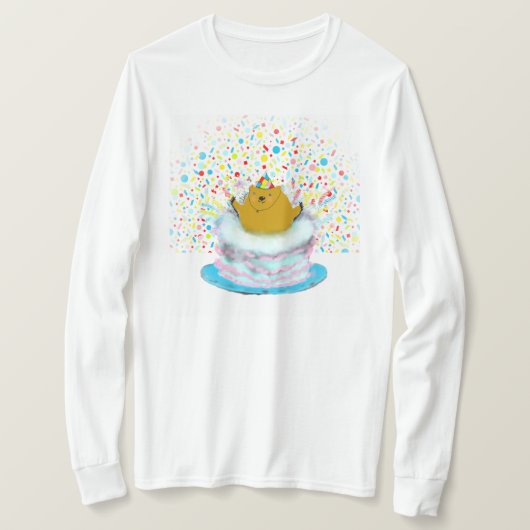 グラウンドホッグデーのお誕生日 Tシャツ (デザイン正面)