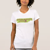 グラウンドホッグデーの木製レタリング Tシャツ (正面)