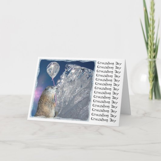 グラウンドホッグデー カード (正面)
