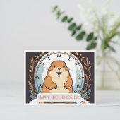 グラウンドホッグデー 春の祝祭 ポストカード (スタンド正面)