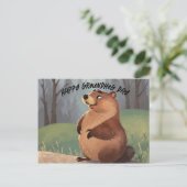 グラウンドホッグデー 春の祝祭 ポストカード (スタンド正面)