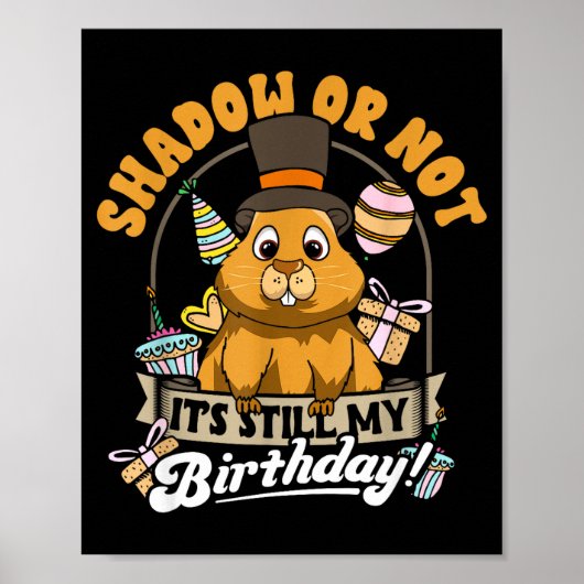 グラウンドホッグデー 誕生日 影ありなし 私の誕生日 ポスター (正面)