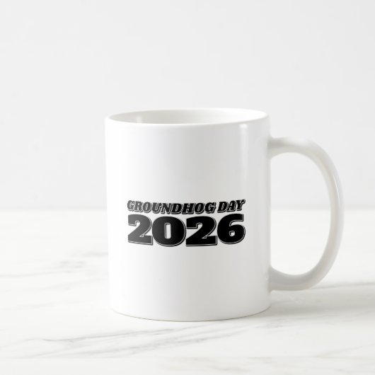 グラウンドホッグデー 2026 コーヒーマグカップ (右)