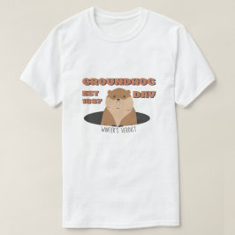 グラウンドホッグデーTシャツ｜レトロ EST 1887 Tシャツ