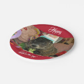 グラウンドホッグモーゼス誕生日紙プレート ペーパープレート (アングル)