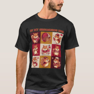 グラウンドホッグ期の私 ウケる アメリカンフットボール好きなグラウンドホッグ Tシャツ