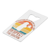 グラウンドホッグ気象予報。1887 クレジットカード栓抜き (裏面アングル)