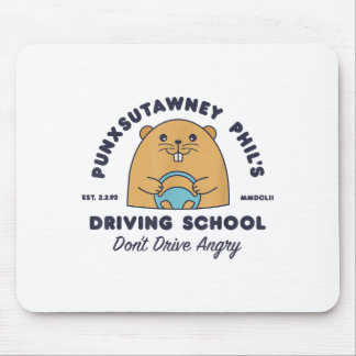 グラウンドホッグ自動車学校 楽しい メンズ レディース レトロ ロッド マウスパッド