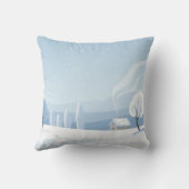 グラウンドホッグ雪の日 クッション (裏面)