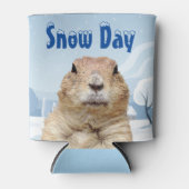 グラウンドホッグ雪の日 缶クーラー (正面)