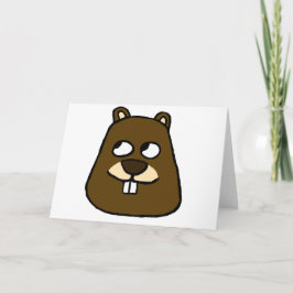 グラウンドホッグ顔 カード