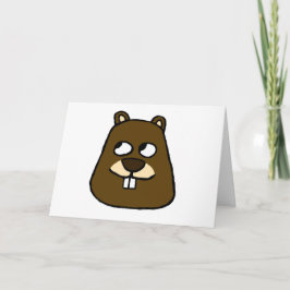 グラウンドホッグ顔 カード