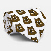 グラウンドホッグ顔 ネクタイ (ロール)