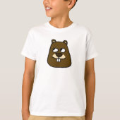 グラウンドホッグ顔Tシャツ Tシャツ (正面)