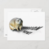 グラウンドホッグ・フィルは… ポストカード (正面/裏面)