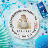 グラウンドホッグ ペーパープレート (パーティー)