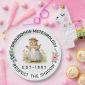 グラウンドホッグ ペーパープレート (パーティー)