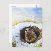 グラウンドホッグ ポストカード (正面/裏面)