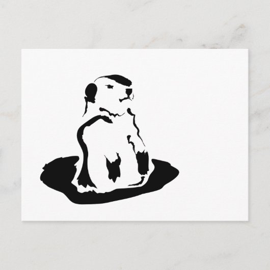 グラウンドホッグ ポストカード (正面)