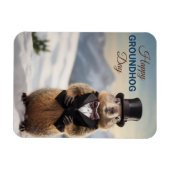 グラウンドホッグ マグネット (横)